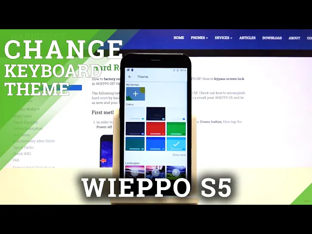 Video thumbnail for How to Change Keyboard Theme on Wieppo S5 - Customize Keyboard Theme