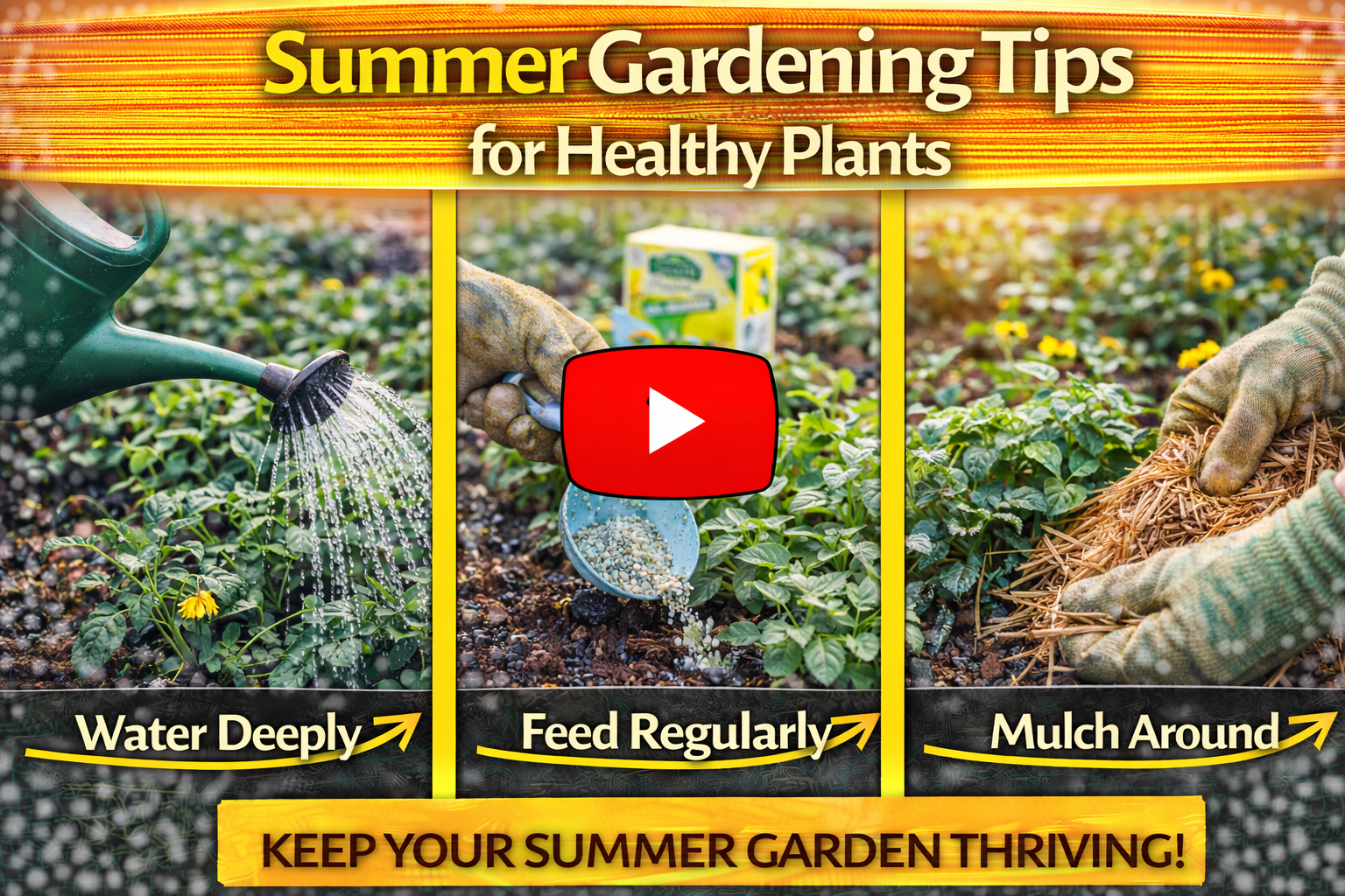 Video thumbnail for Summer Gardening Tips for Healthy Plants