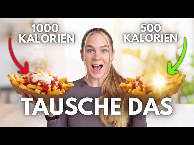 Video thumbnail for Gleiches Essen, halbe Kalorien! Tausche DAS zum Abnehmen