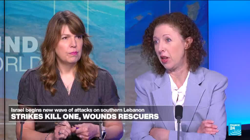 Video thumbnail for Southern Lebanon: Israeli strikes kill one, wounds rescuers