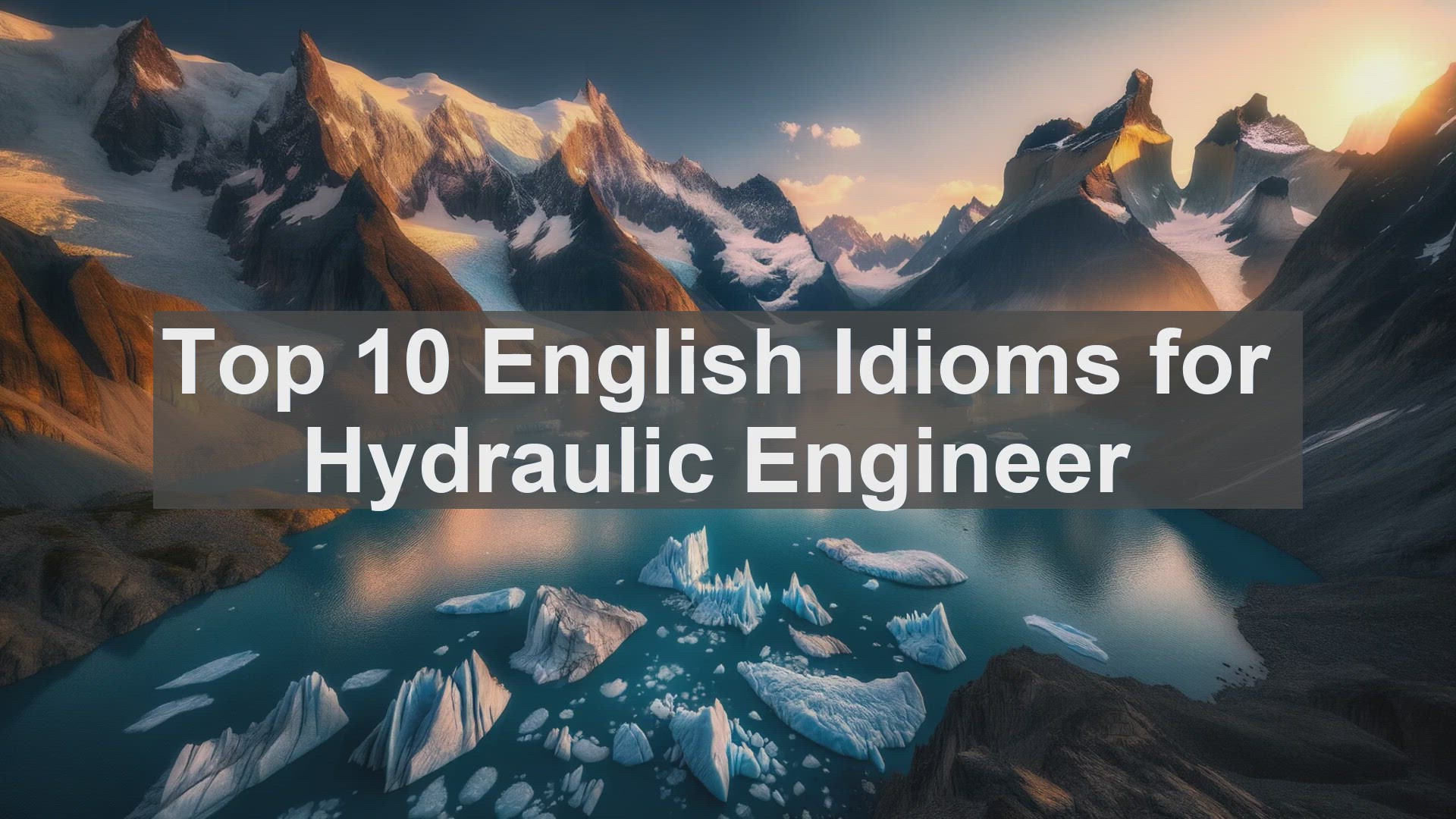 'Video thumbnail for Top 10 English Idioms for Hydraulic Engineer'