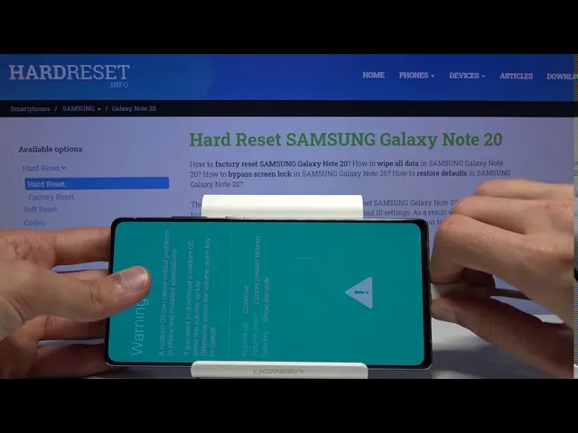 Video thumbnail for How to Activate Download Mode in SAMSUNG Galaxy Note 20 – Use Odin Mode