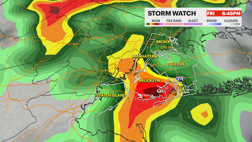 Video thumbnail for STORM WATCH: Severe thunderstorm watch posted ahead of tonight's weather in The Bronx