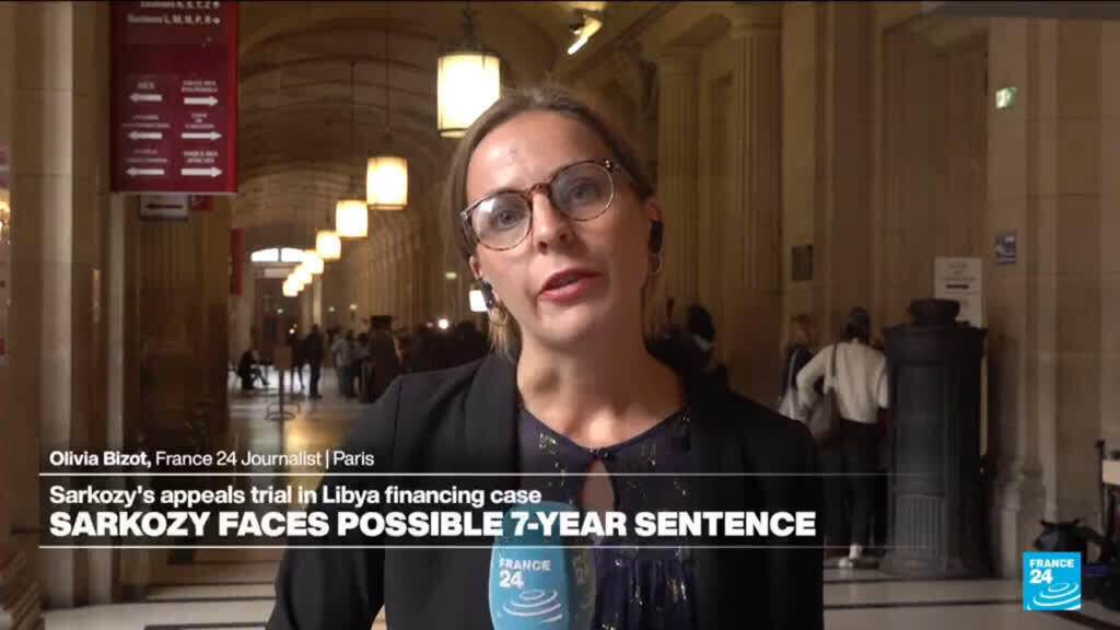 Video thumbnail for Prosecutors demand 7-year sentence for Sarkozy in Libya financing case