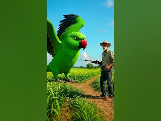 Video thumbnail for এই অসহায় তোতা পাখির দুষ্ট কৃষকের হাতে প্রাণ গেলো"🦜, #shorts #ai #parrot #birds