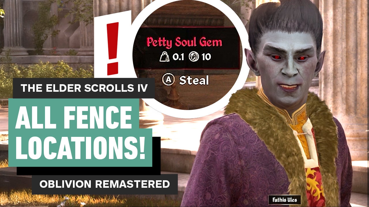 Video thumbnail for Oblivion Remastered: Where to Sell Stolen Items | All Fence Locations
