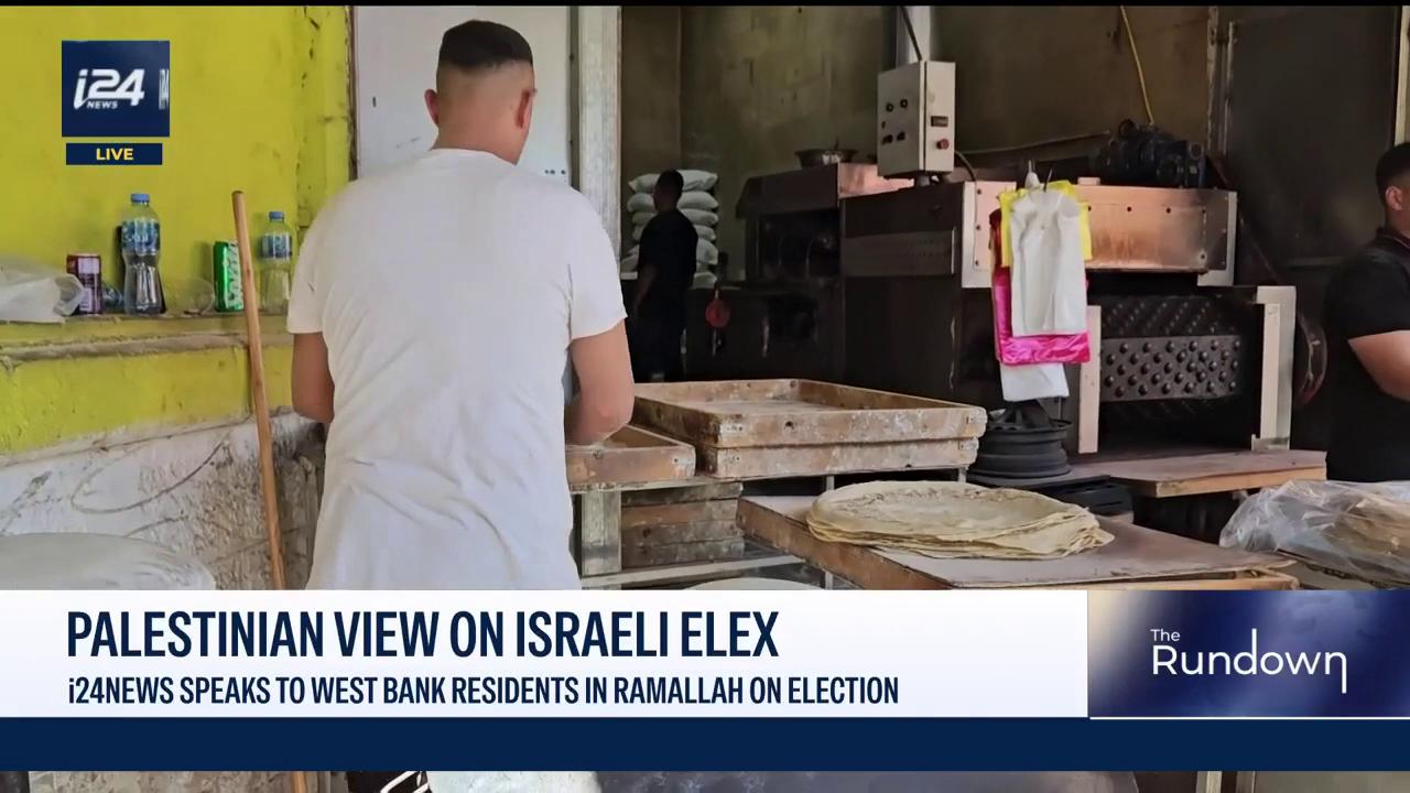 Video thumbnail for West Bank Palestinians see little difference between Israeli election candidates