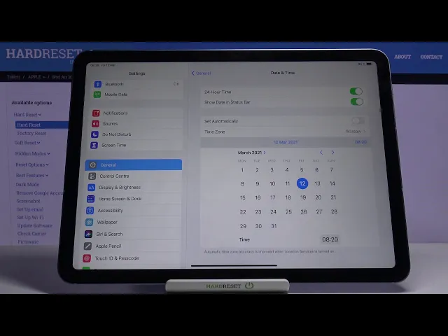 Video thumbnail for How to Set Up Date & Time on Apple iPad Air (2020)  - Manage Time Settings