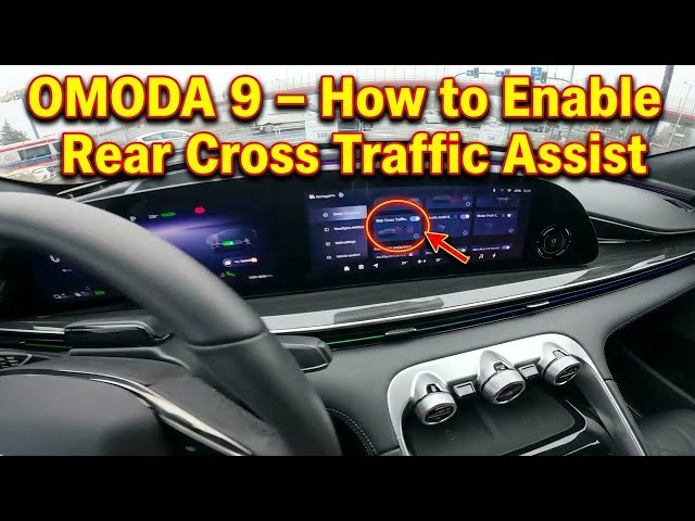 Video thumbnail for OMODA 9 – How to Enable Rear Cross Traffic Assist