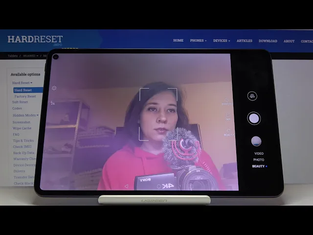 Video thumbnail for How to Turn On / Off Camera Mirror Effect on HUAWEI MatePad Pro – Adjust Camera Function
