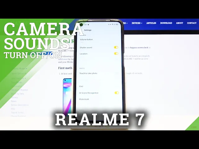 Video thumbnail for How to Manage Shutter Sound in REALME 7 – Turn On / Off Camera Sounds