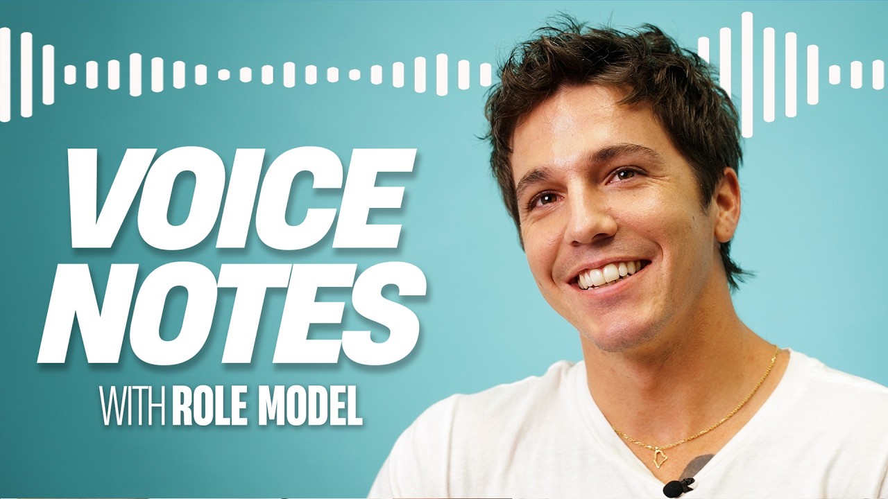 Video thumbnail for Role Model plays us unheard recordings from 'Chuck Timely & The Hourglass' | Voicenotes