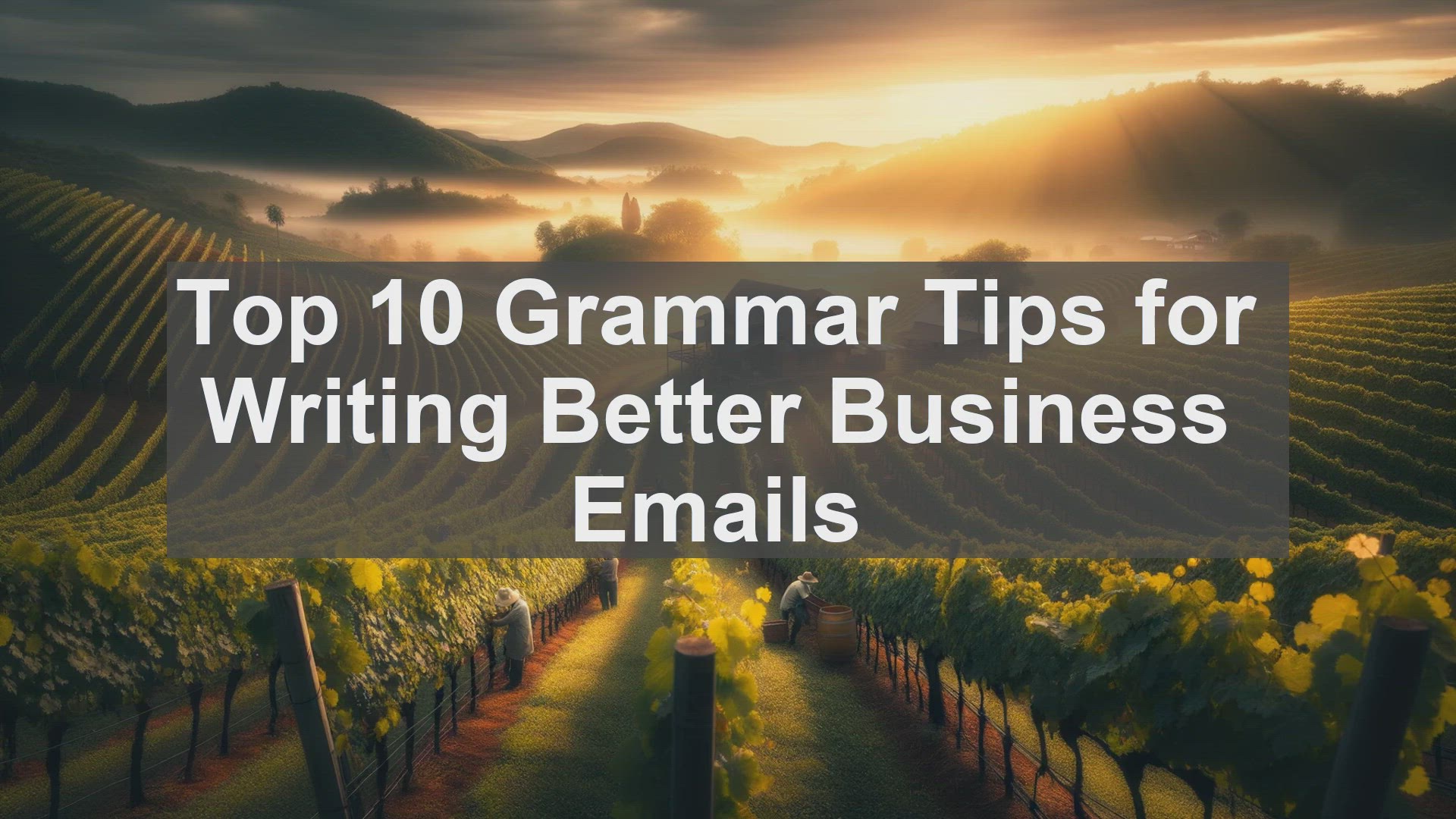 'Video thumbnail for Top 10 Grammar Tips for Writing Better Business Emails'