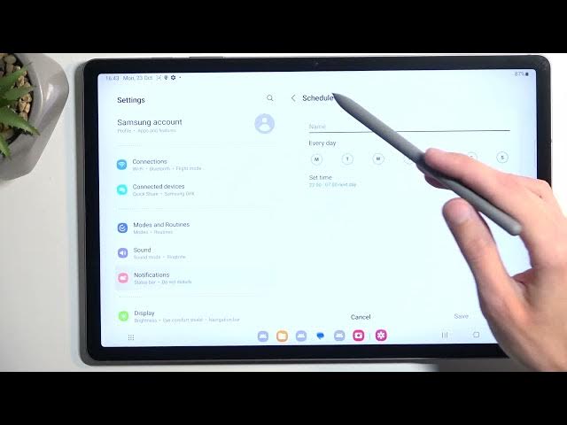 Video thumbnail for How to Activate Do Not Disturb Mode on SAMSUNG Galaxy Tab S9 FE+