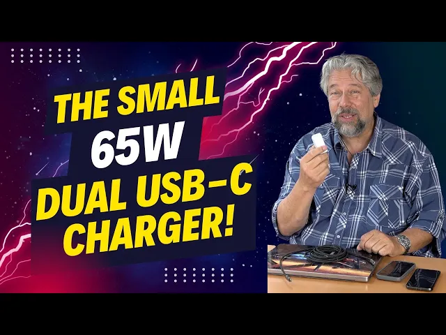 Video thumbnail for Scosche PD65 65W Dual USB-C Wall Charger -- DEMO & REVIEW