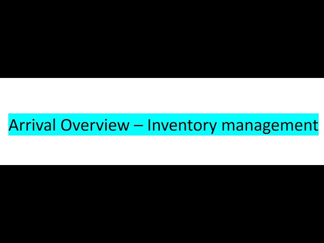 Video thumbnail for Arrival Overview