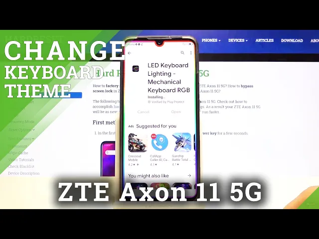Video thumbnail for Download LED Keyobard on ZTE Axon 11 Pro 5G - New Theme