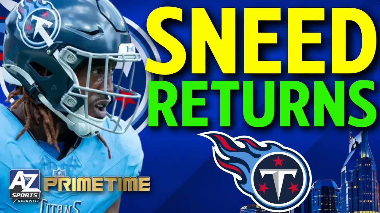 Video thumbnail for a to z sports nashville: l'jarius sneed returns to the titans: fair expectations for the cornerback, team impact
