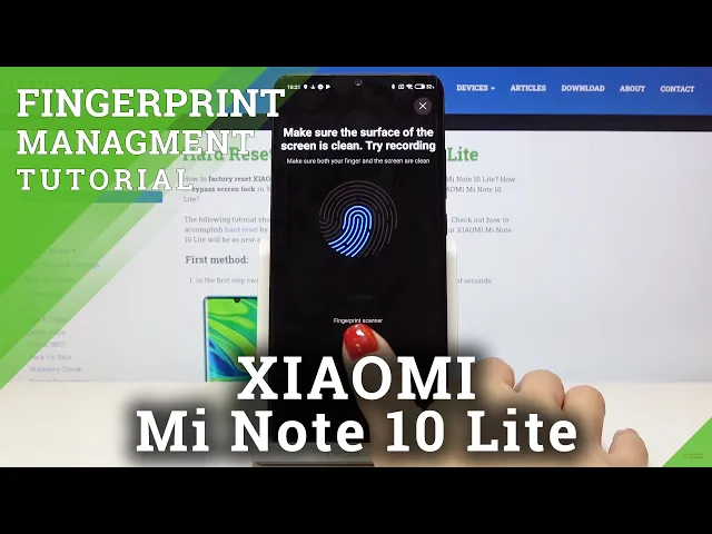 Video thumbnail for How to Add Fingerprint in XIAOMI Mi Note 10 Lite – Add Fingerprint Unlock