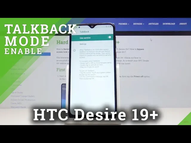 Video thumbnail for How to Switch Off Talkback in HTC Desire 19+ - Deactivate Screen Reader