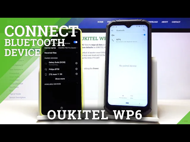 Video thumbnail for How to Connect Bluetooth Device with Oukitel WP6 – Pair Devices