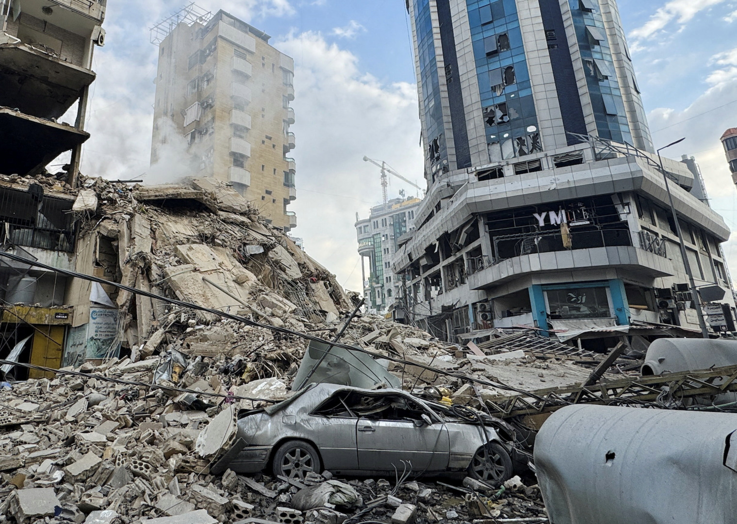 Video thumbnail for Beirut's southern suburbs in ruins after Israeli attack