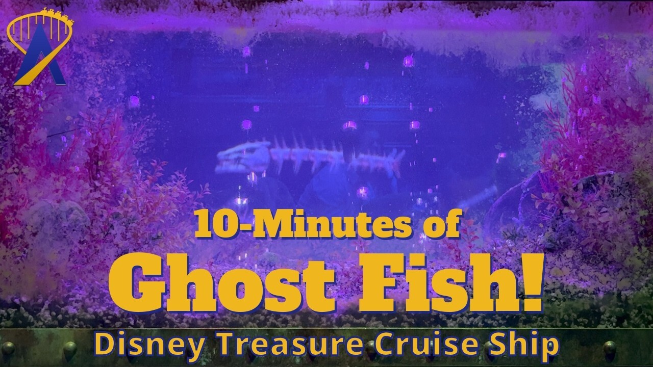 Video thumbnail for 10 Minutes of Ghost Fish in The Haunted Mansion Parlor on Disney Treasure for Calming Ambience