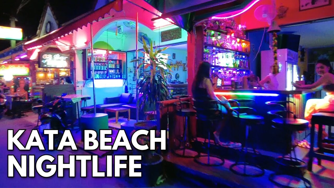 Video thumbnail for Kata Beach Nightlife Tour - Phuket Thailand