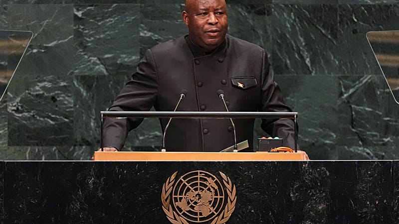 Video thumbnail for Persistent violence stalling African development, Burundi's Ndayishimiye tells summit