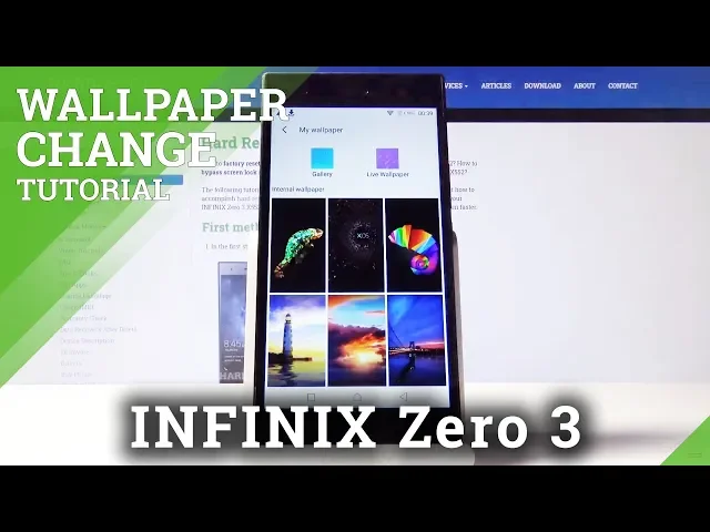 Video thumbnail for How to Change Wallpaper in INFINIX Zero 3 – Refresh Display Look