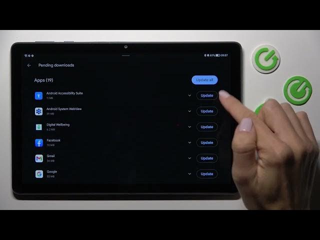 Video thumbnail for How to Update Apps on HONOR Pad X8