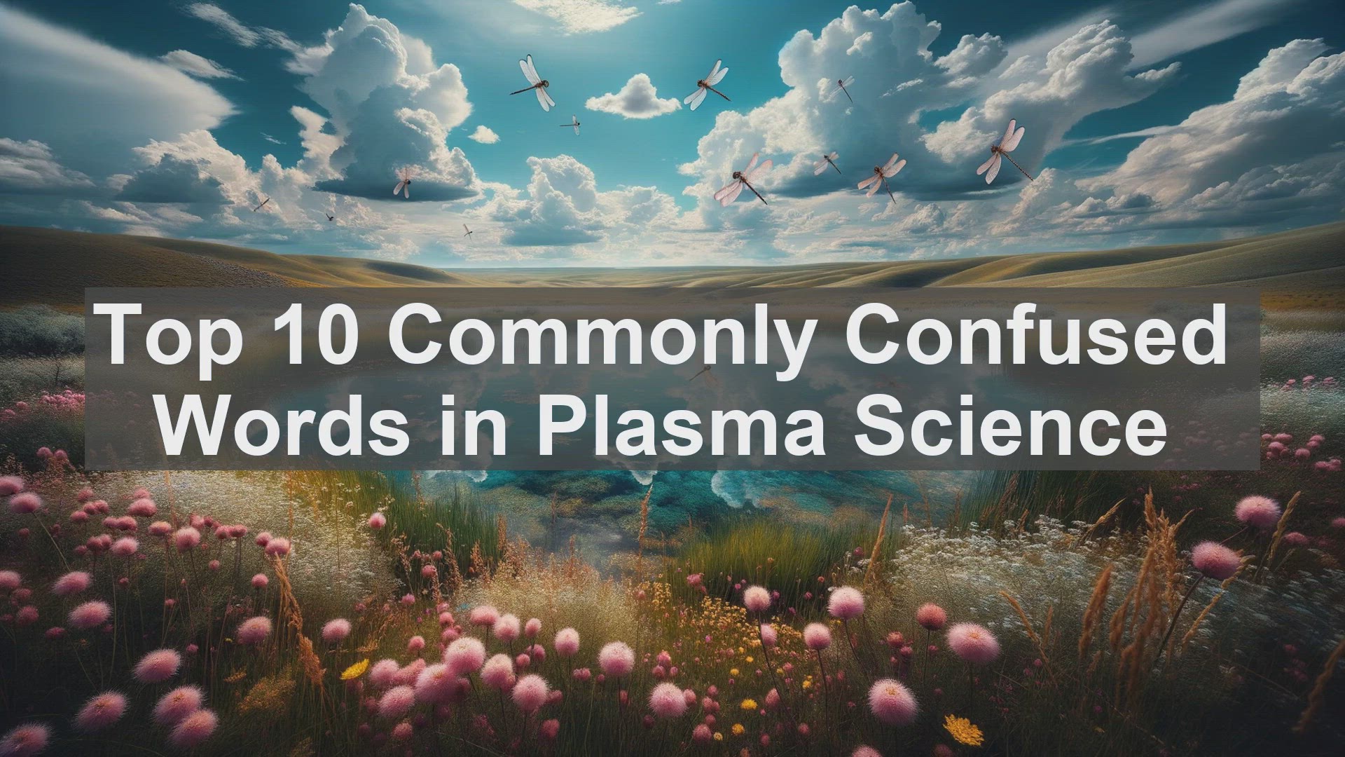 'Video thumbnail for Top 10 Commonly Confused Words in Plasma Science'