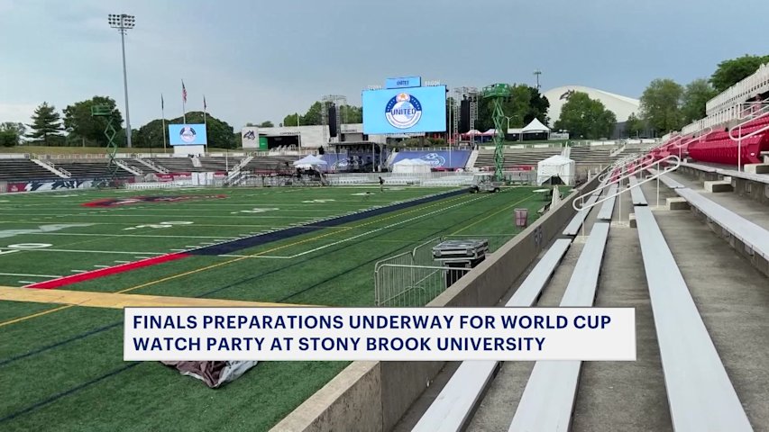 Video thumbnail for Long Island prepares for World Cup watch party in Stony Brook