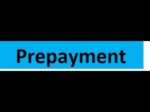 Video thumbnail for Prepayment from Payment journal