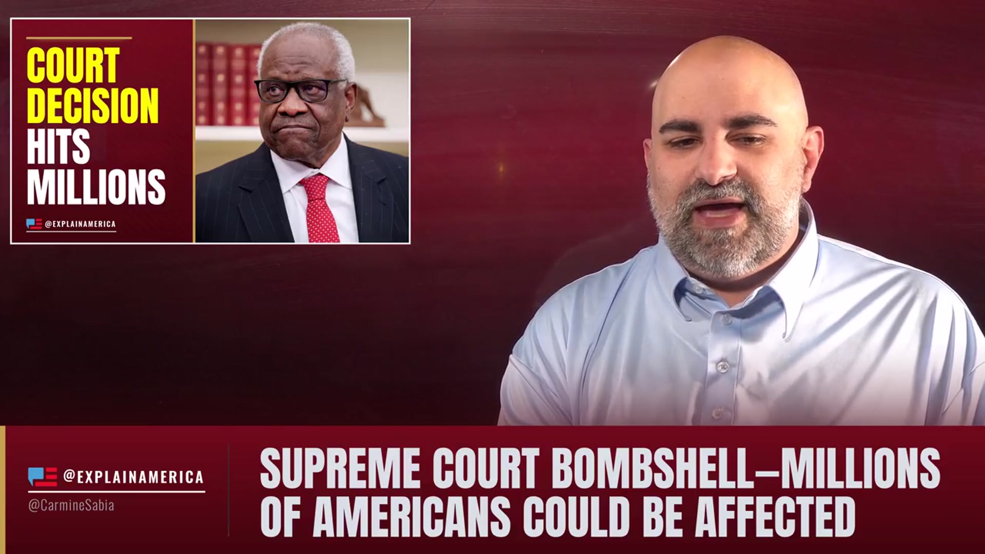 Video thumbnail for Supreme Court Bombshell—Millions of Americans Could Be Affected
