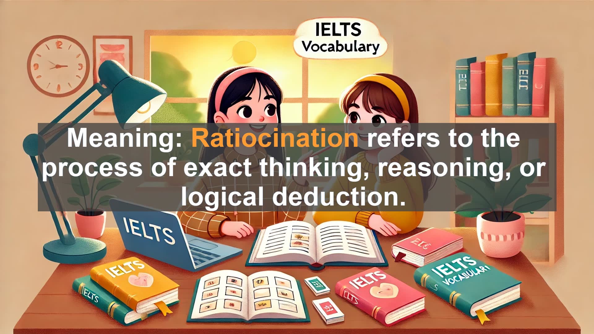 'Video thumbnail for 2000 Must Know IELTS 9.0 Vocabulary - IELTS Vocabulary: Understanding 'Ratiocination''