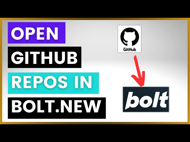 Video thumbnail for How To Open Github Repos In Bolt.New? [in 2025]