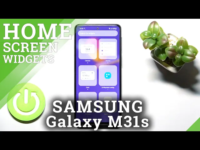 Video thumbnail for How to Add / Remove Home Screen Widgets on SAMSUNG Galaxy M31s