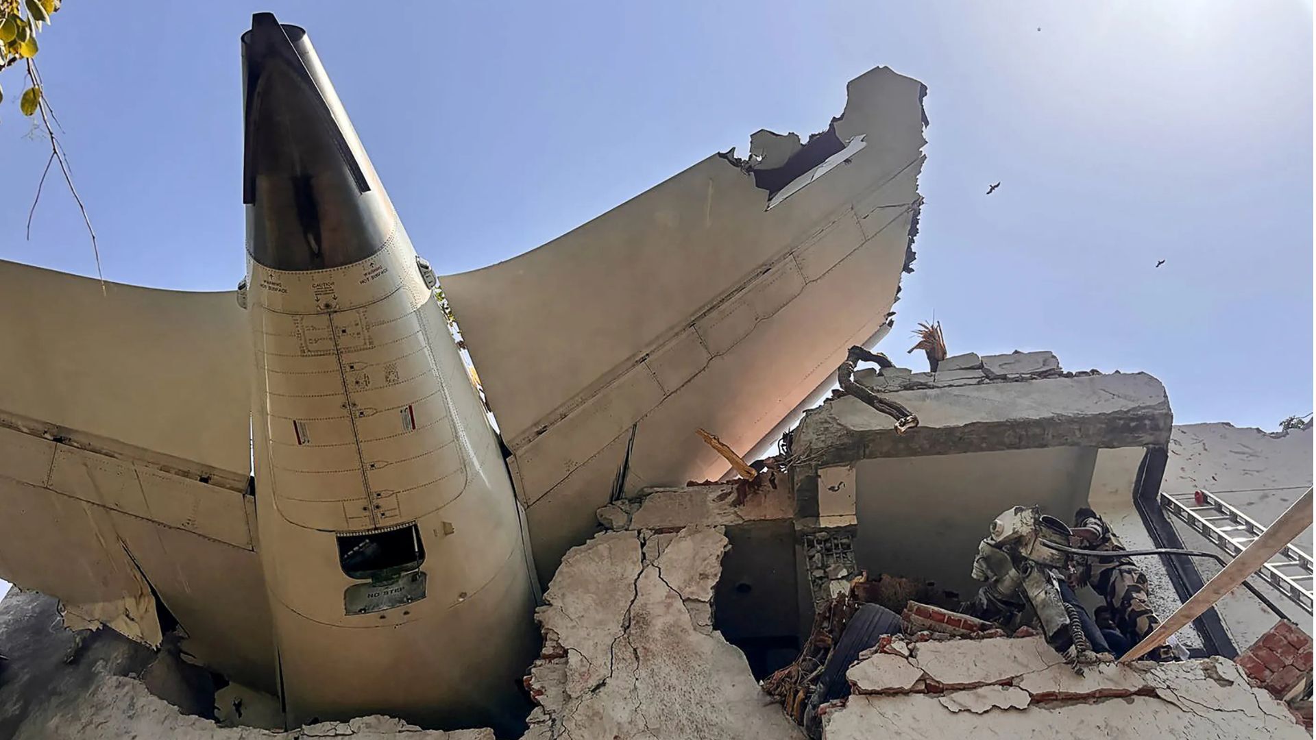 Video thumbnail for Air India flight crashes in Ahmedabad with more than 240 people on board