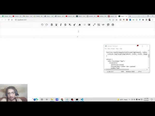 Video thumbnail for React.js suneditor-react SunEditor WYSIWYG Editor to Embed Images,Text,Video & Audio in TypeScript