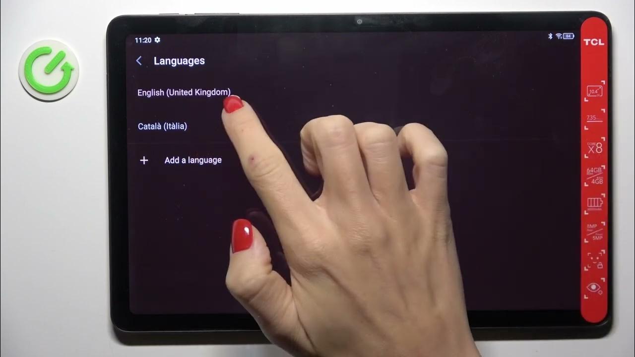 Video thumbnail for How To Change Language In TCL Tab 10L Gen 2