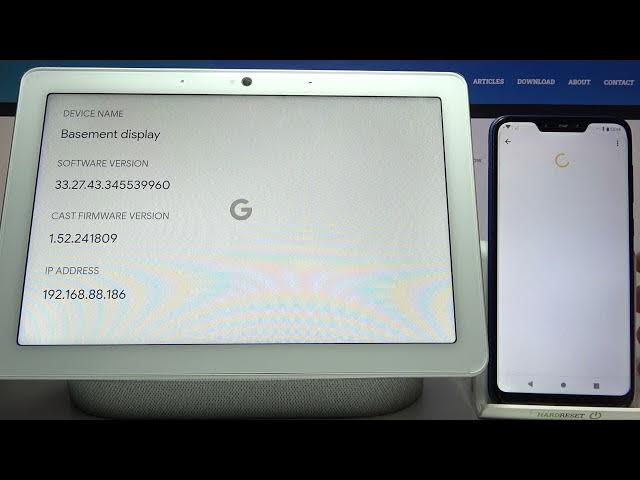 Video thumbnail for How to Check GOOGLE Nest Hub Max Internal Wi-Fi Network IP Address - Discover Nest Hub IP Number