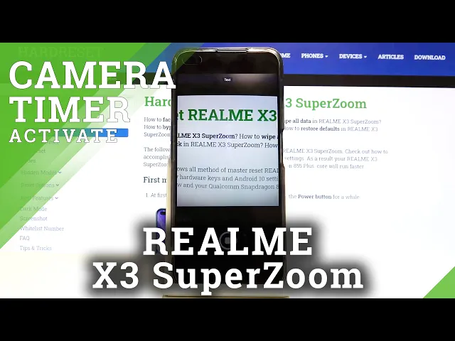 Video thumbnail for How to Set Camera Timer on REALME X3 SuperZoom - Enable Camera Timer