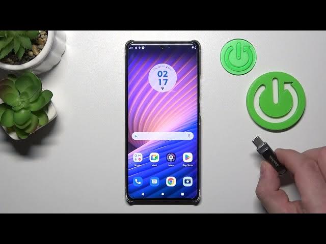 Video thumbnail for Input USB Flash Drive in MOTOROLA Moto X40 - Connect FlashDrive to Smartphone
