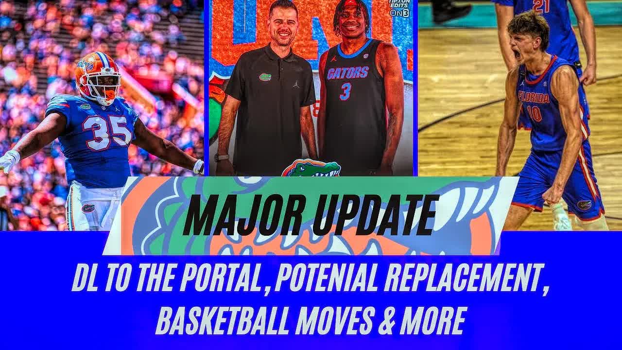 Video thumbnail for Florida Gators LOSE DL to Portal, Potenial Target INTEL, Basketball NEWS & more