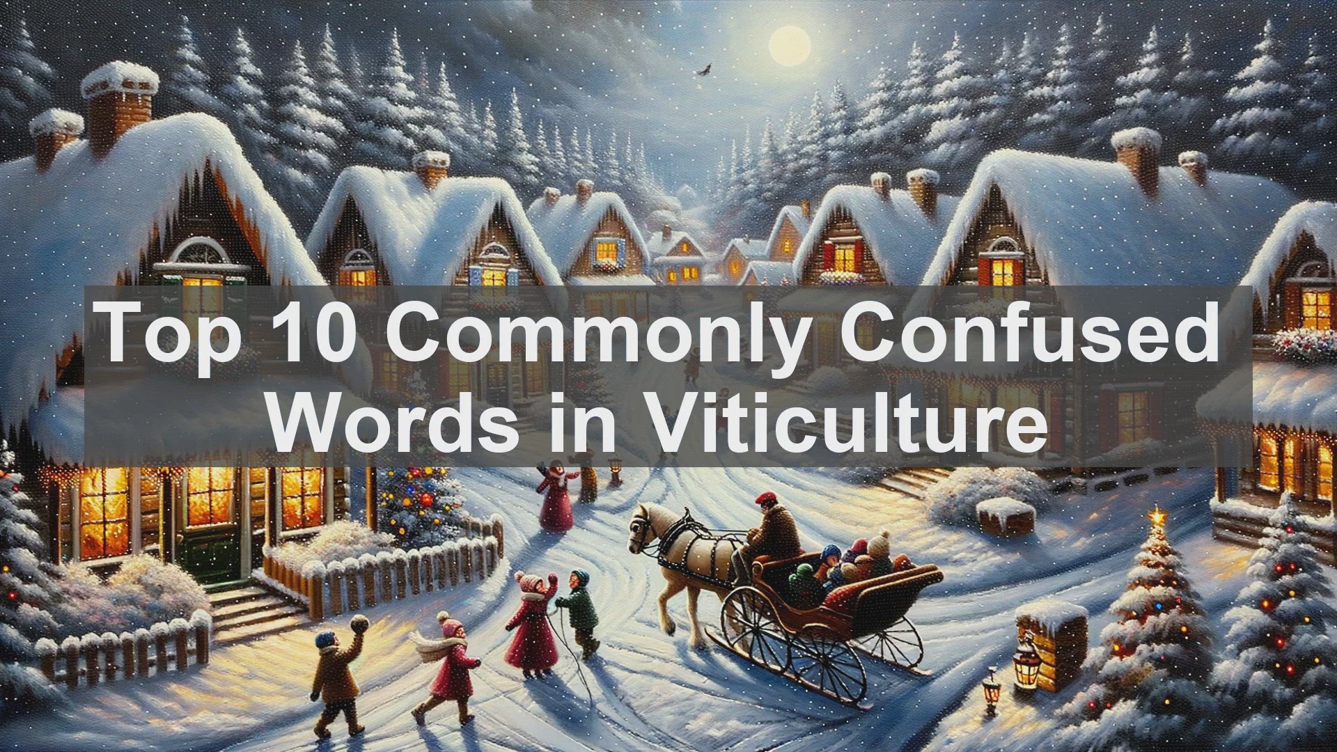 'Video thumbnail for Top 10 Commonly Confused Words in Viticulture'