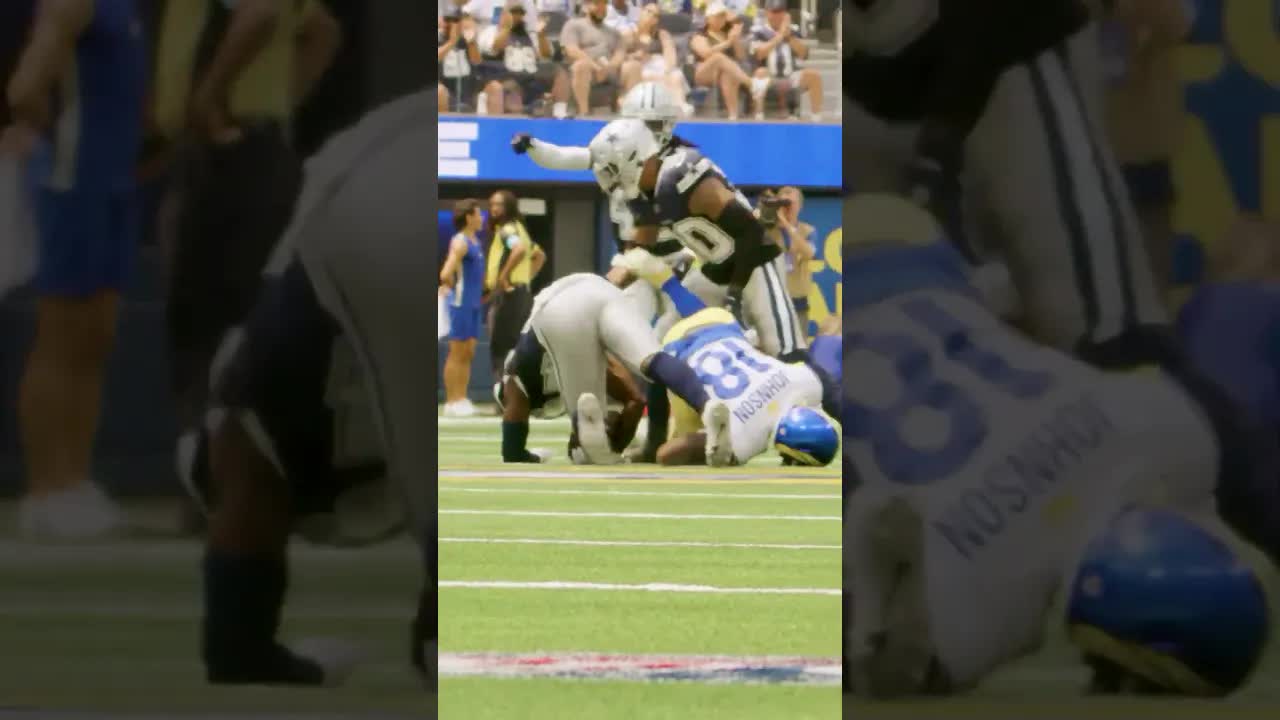 Video thumbnail for #Cowboys Marquis Bell INT