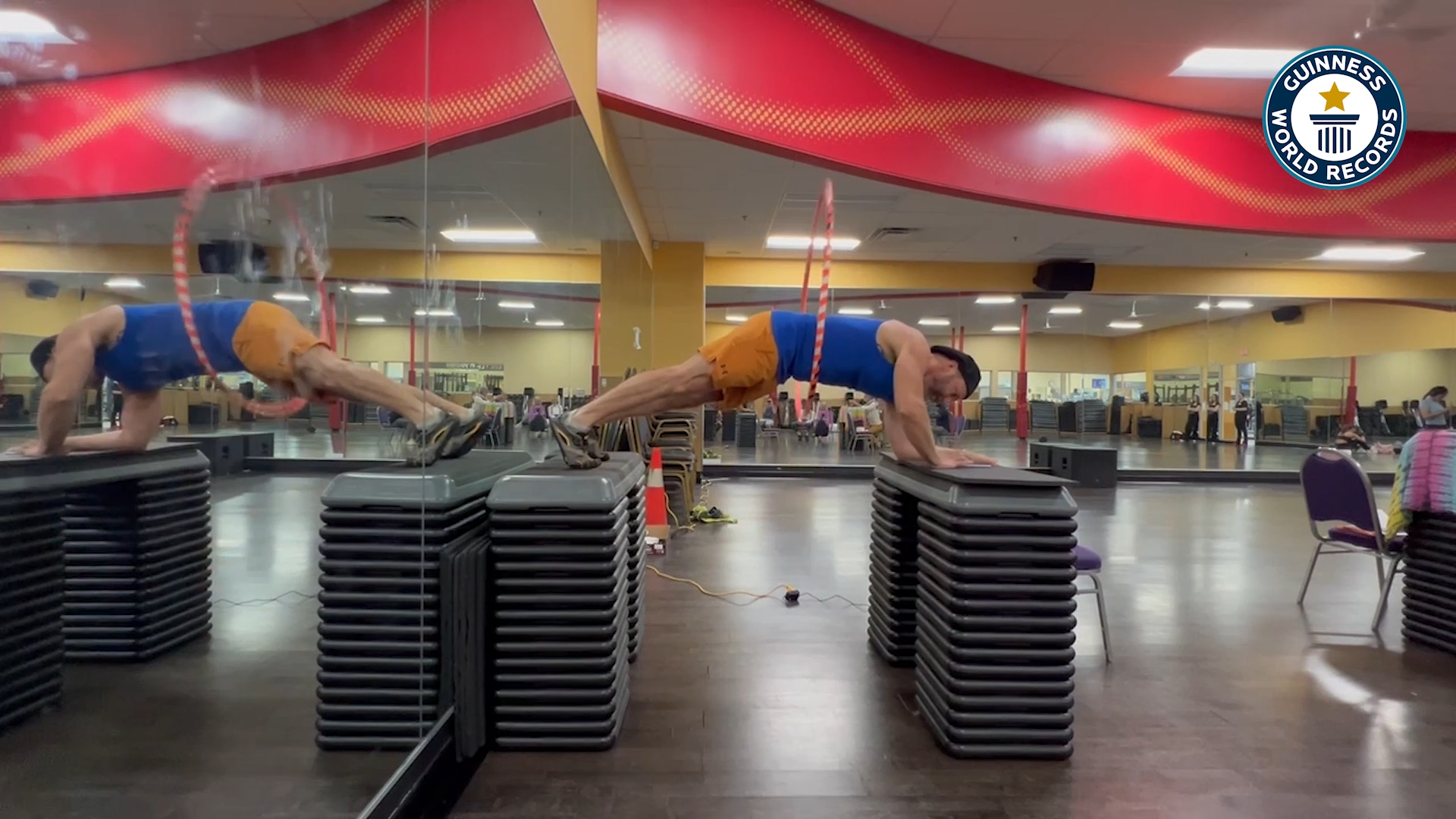 'Video thumbnail for Plank and hoop, Breaking records in abdominal strength and hula hooping'
