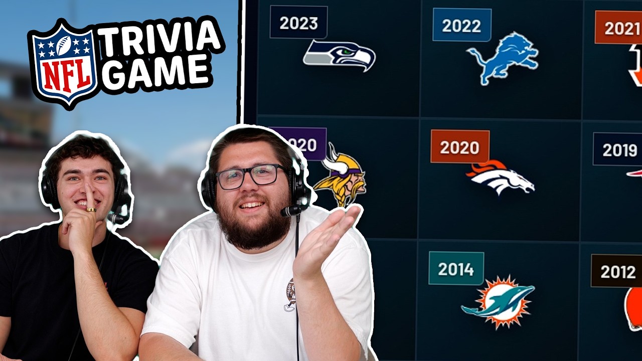 Video thumbnail for Can we complete the NFL Grid Challenge! (Ft. BDGE NFL TRIVIA)