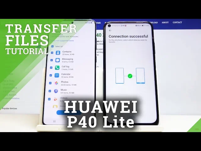 Video thumbnail for How to Transfer Data from Android to HUAWEI P40 Lite – Move Data / Copy Contacts & Photos